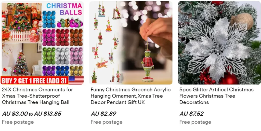 eBay Australia Christmas Decoration